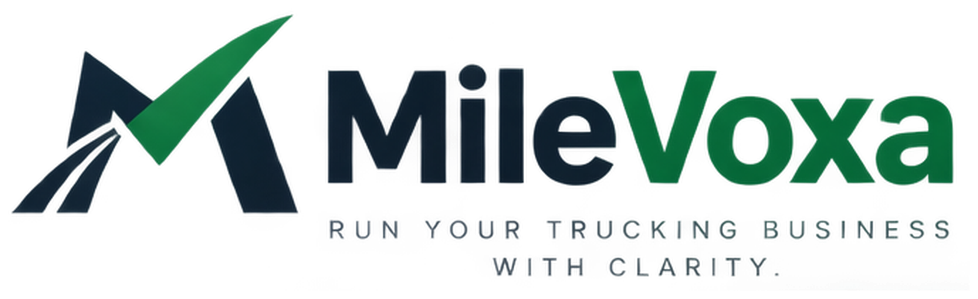 MileVoxa — Run your trucking business with clarity.